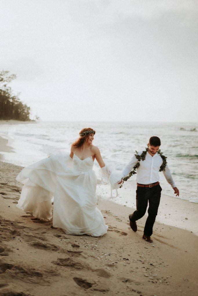  elopement on the Northshore of Oahu, Hawaii