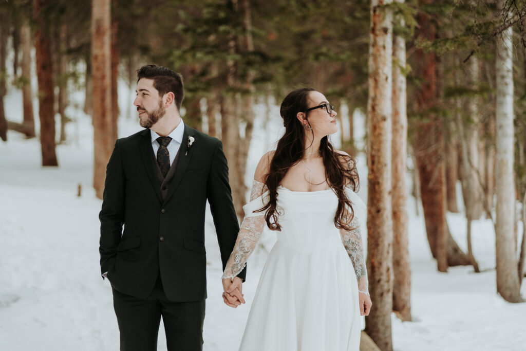 December elopement at Bear Lake
