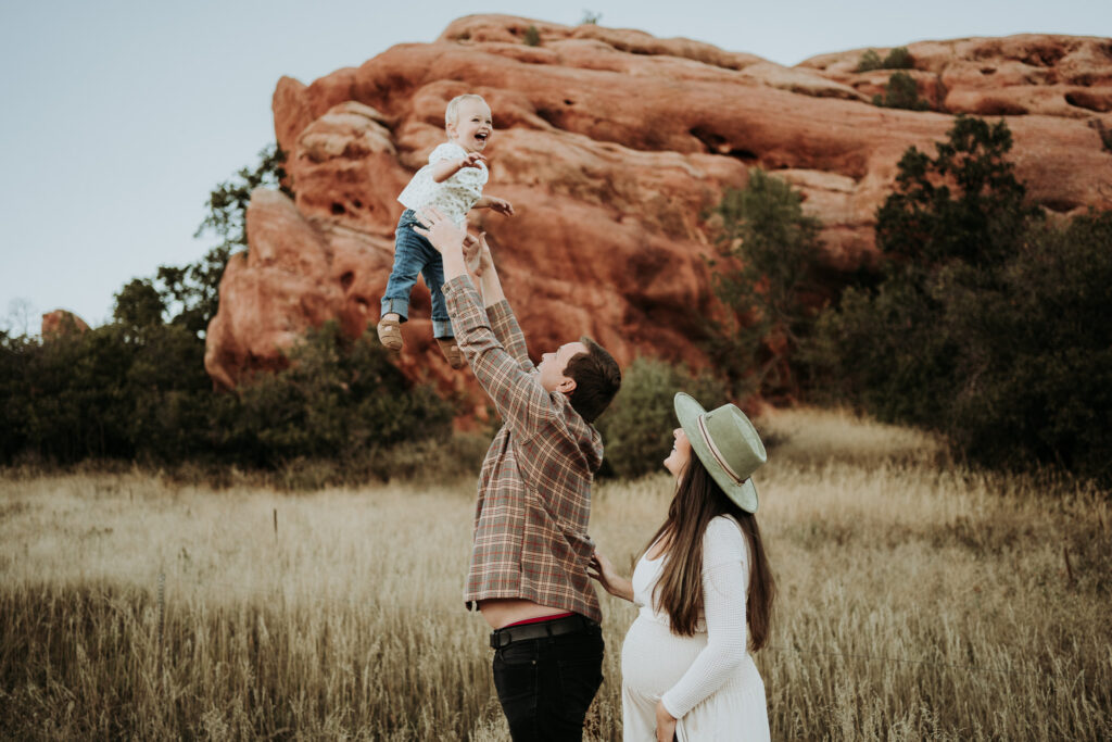 Roxborough maternity session with toddler